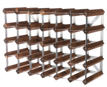 Traditional wine rack - Dark oak - 30 bottles