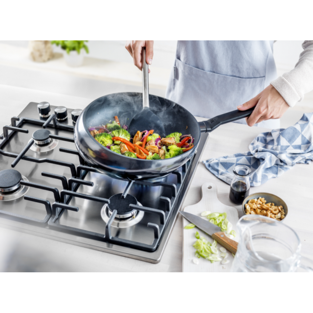 BK Wokpan / Wokarang Easy Induction - Aluminium - ø 30 cm / 4.3 liter - keramische anti-aanbaklaag