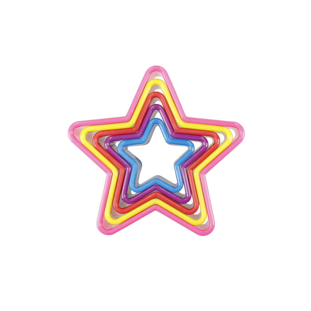 Colourworks Brights Cookie Cutters Star - 5-Piece Set