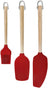 KitchenAid Spatula Set Core Emperor Red Birchwood 3-Piece